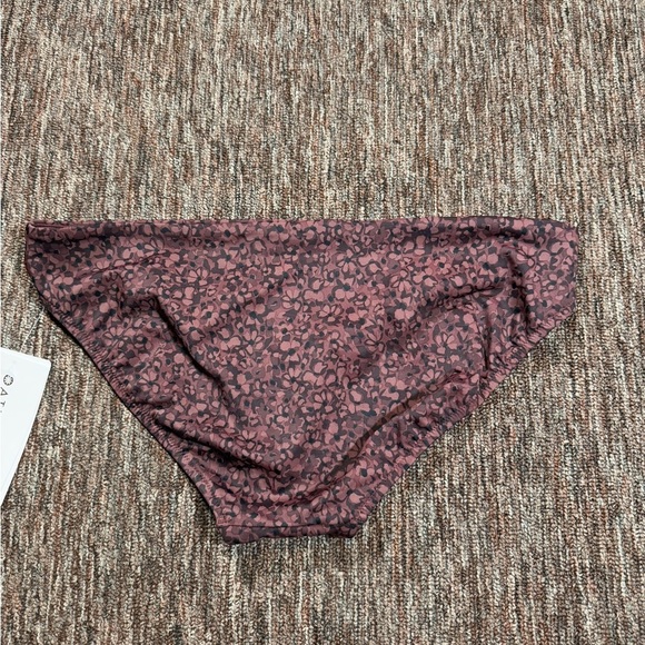 NWT Athleta Bikini Bottom In Camo Flora Decadent Chocolate Size Large - Picture 4 of 8